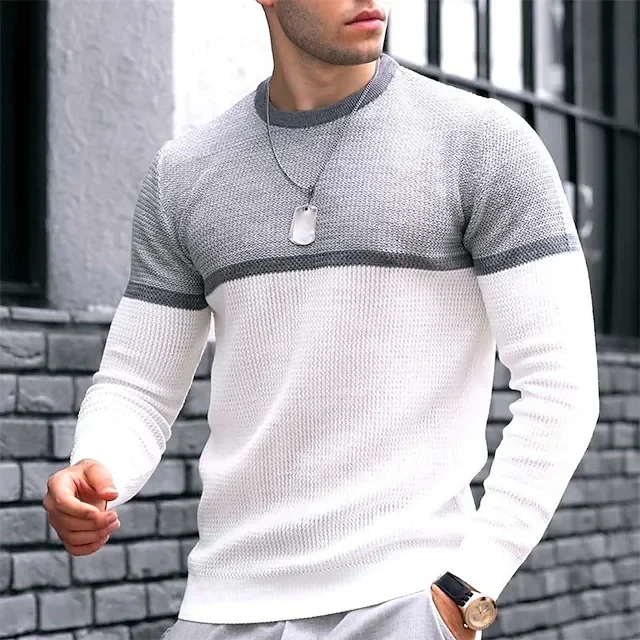 Men's Round Neck Casual Trendy Top