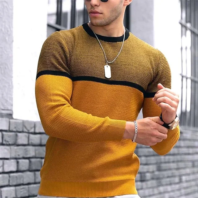 Men's Round Neck Casual Trendy Top