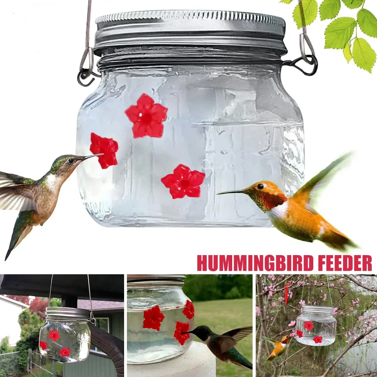🐦Hummingbird Feeder Portable Hummingbird Feeder Bird For Outdoor Hanging Products